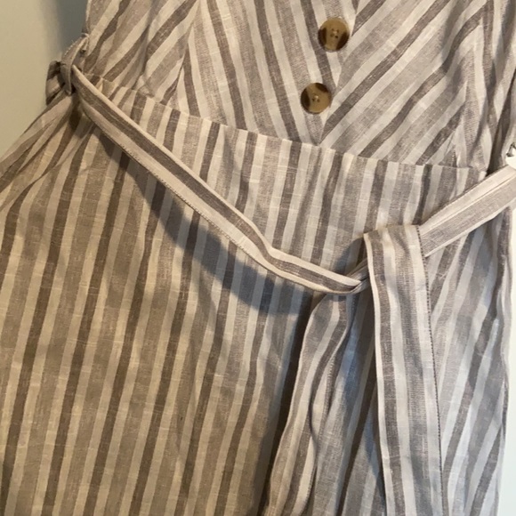 Striped thin strapped dress - Picture 4 of 5